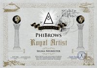 Royal Phibrows Zertifikat